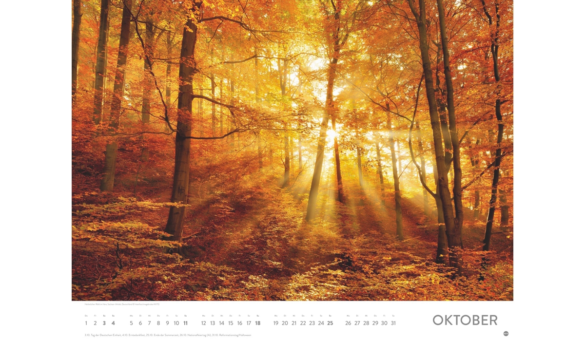 advertising calendar: Sonnenzauber 2026