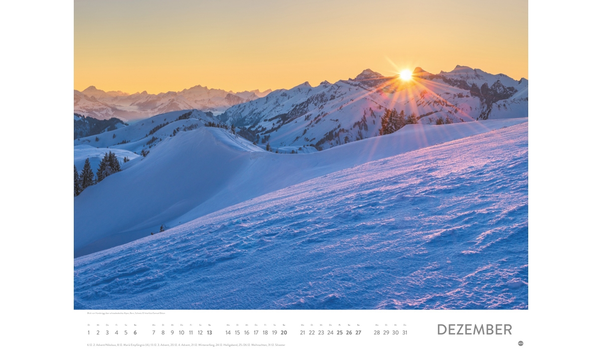 advertising calendar: Sonnenzauber 2026
