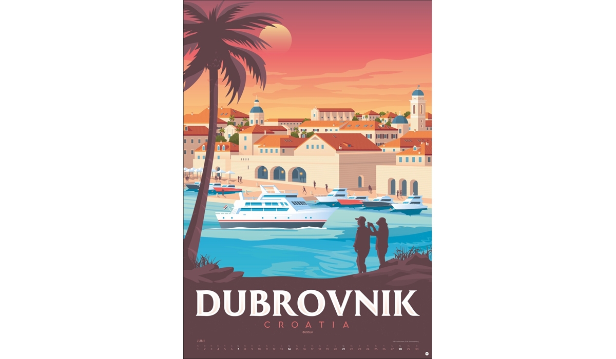Werbekalender: Travel the World Posterkalender 2026