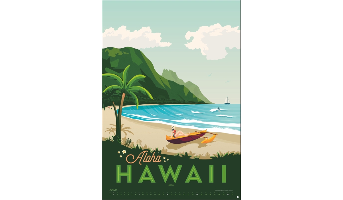 Werbekalender: Travel the World Posterkalender 2026