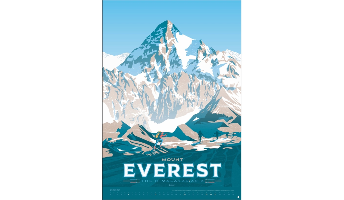 Werbekalender: Travel the World Posterkalender 2026