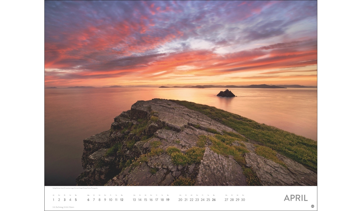 advertising calendar: Places of the power poster calendar 2026
