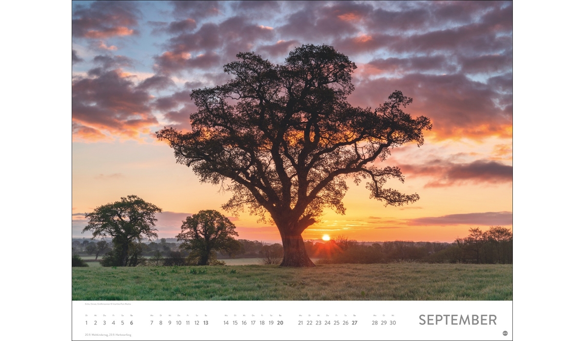 advertising calendar: Places of the power poster calendar 2026