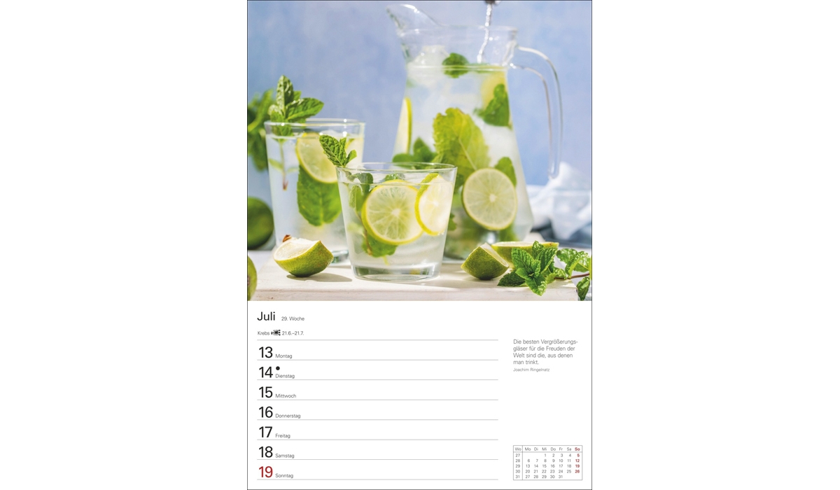 advertising calendar: Kitchen calendar weekly planner 2026