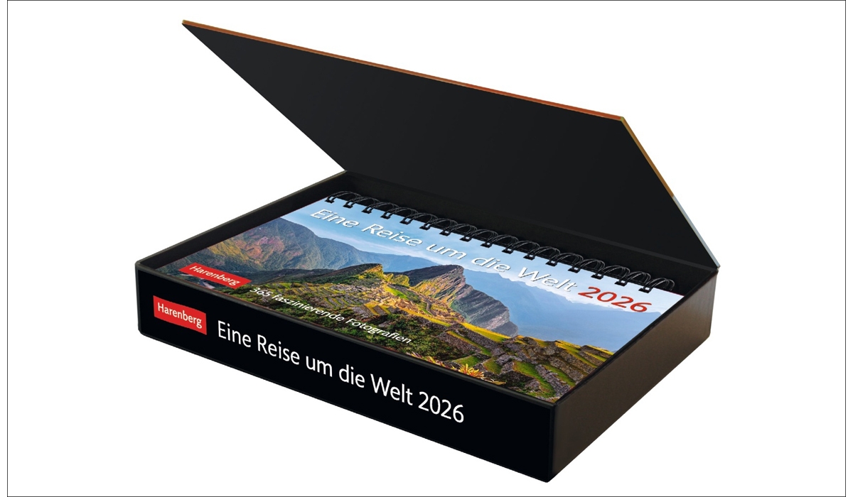 Werbekalender: Eine Reise um die Welt Premiumkalender 2026