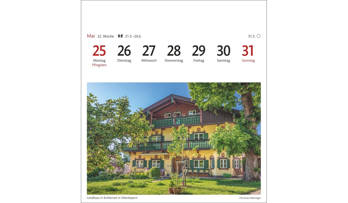 Werbekalender: Bayern Sehnsuchtskalender 2026