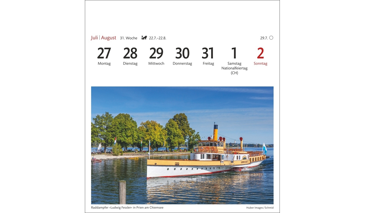 Werbekalender: Bayern Sehnsuchtskalender 2026