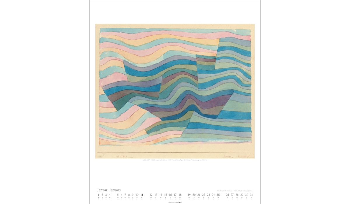 Werbekalender: Paul Klee 2026
