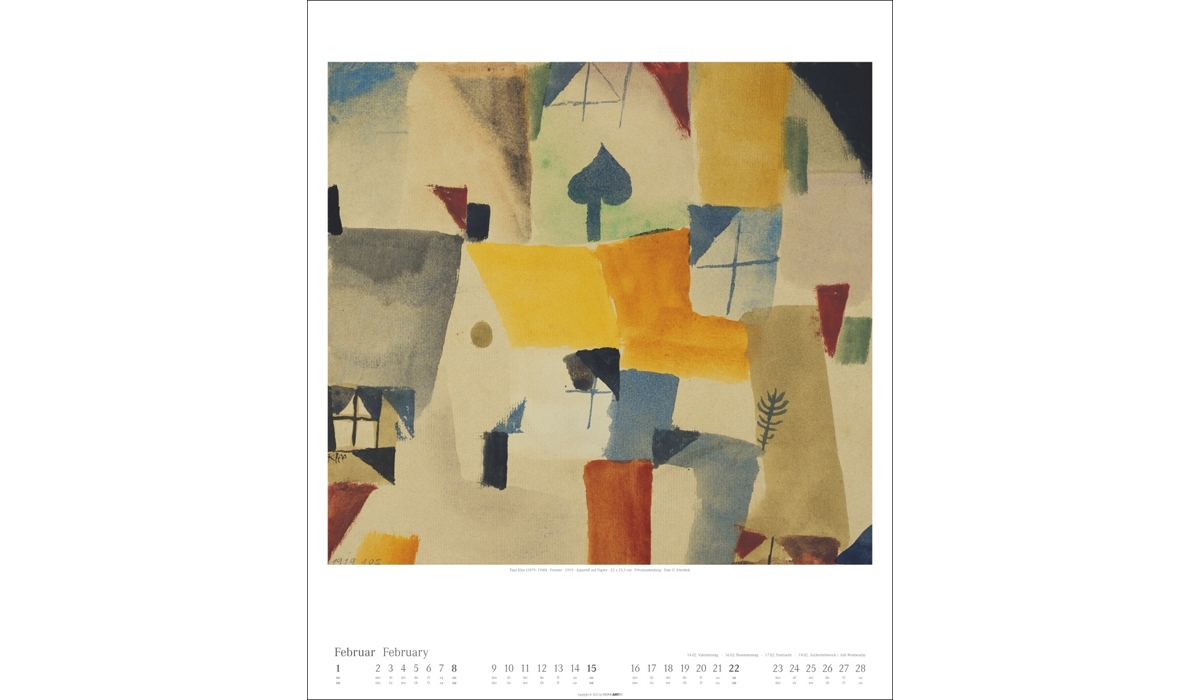 Werbekalender: Paul Klee 2026