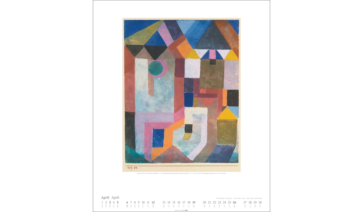 Werbekalender: Paul Klee 2026