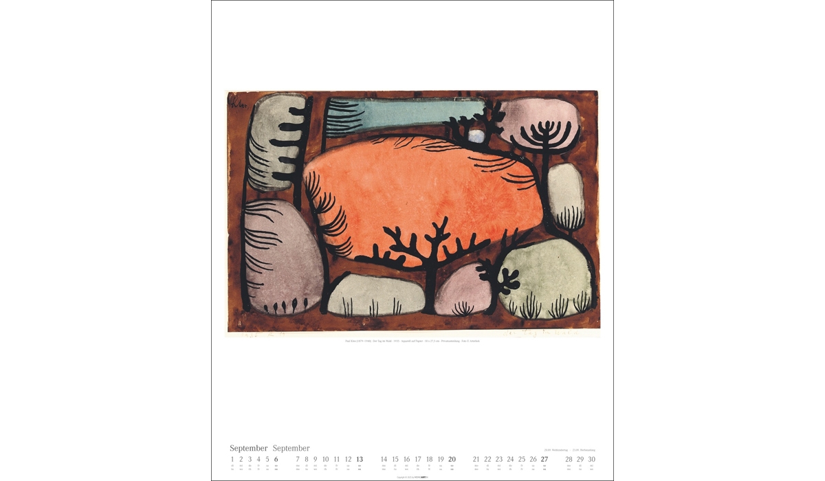 Werbekalender: Paul Klee 2026