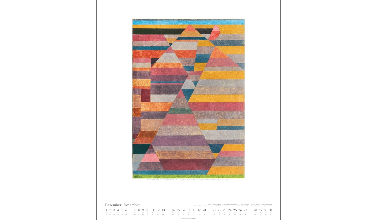 Werbekalender: Paul Klee 2026