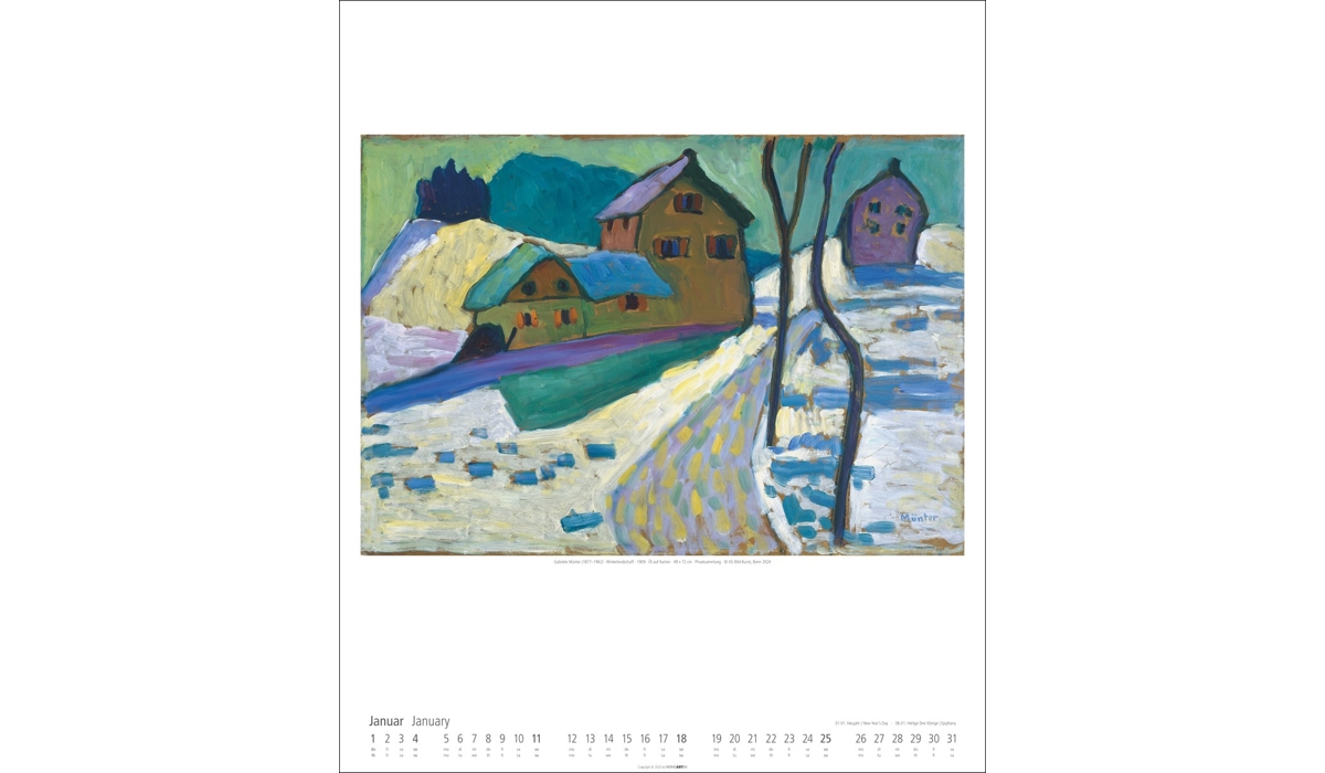 advertising calendar: The Blue Rider 2026