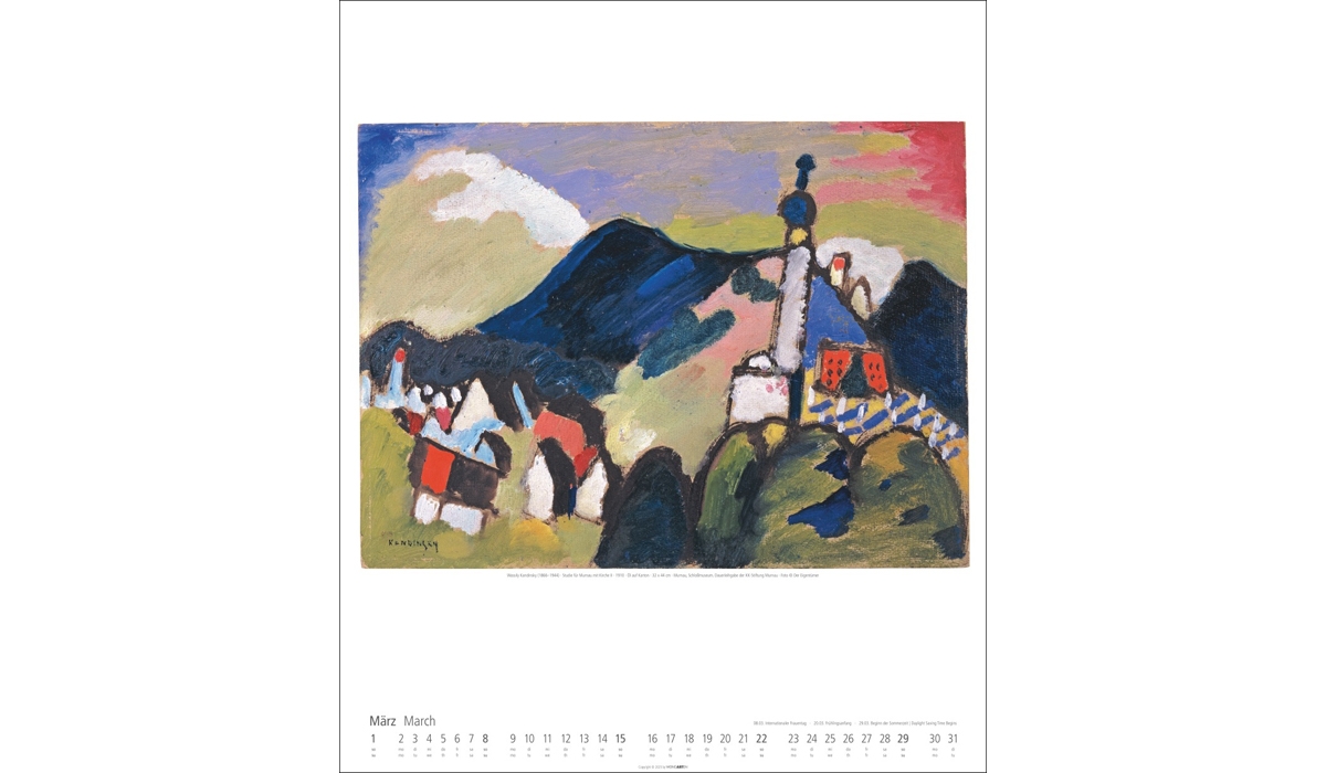 advertising calendar: The Blue Rider 2026