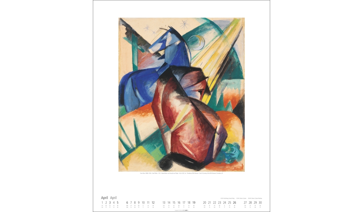 advertising calendar: The Blue Rider 2026