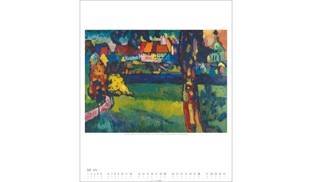 advertising calendar: The Blue Rider 2026