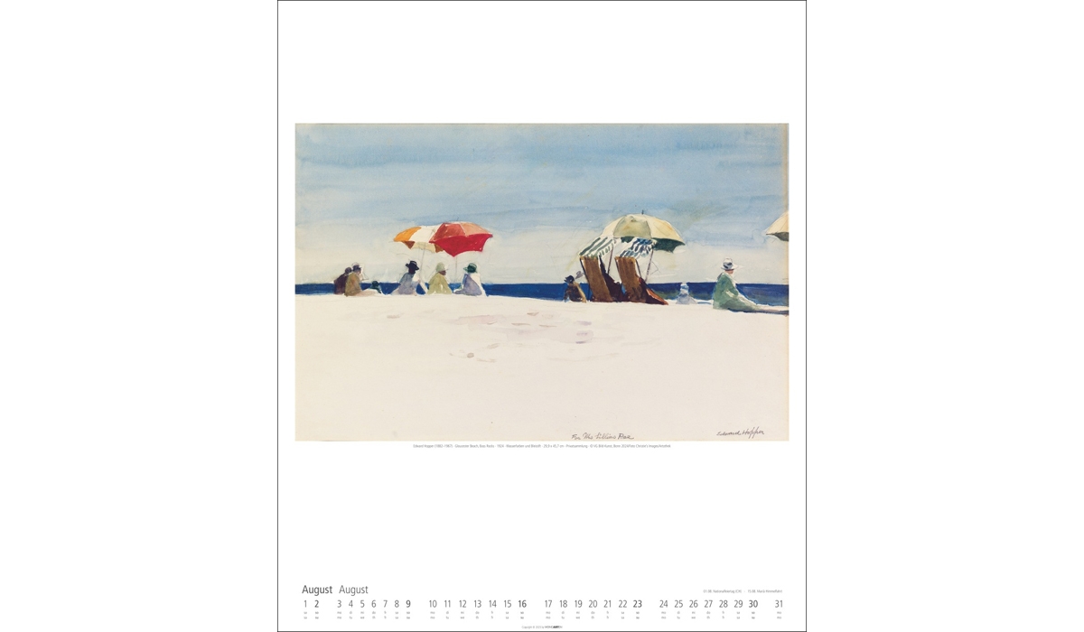 Werbekalender: Edward Hopper 2026