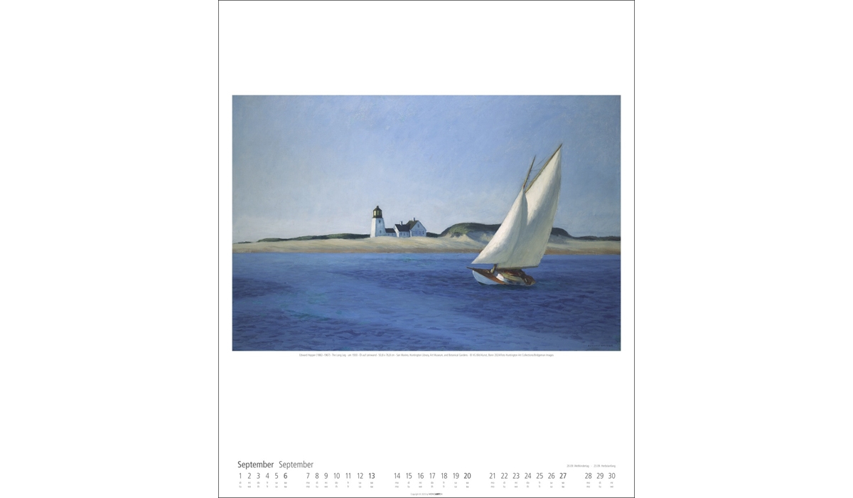 Werbekalender: Edward Hopper 2026