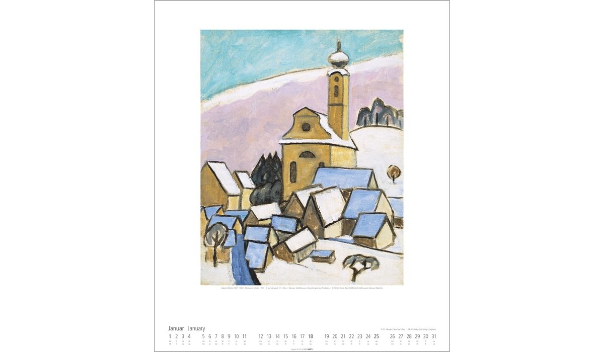 Werbekalender: Gabriele Münter 2026