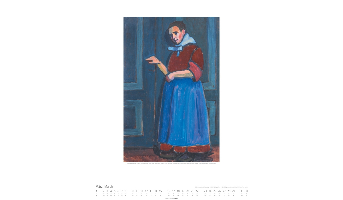 Werbekalender: Gabriele Münter 2026
