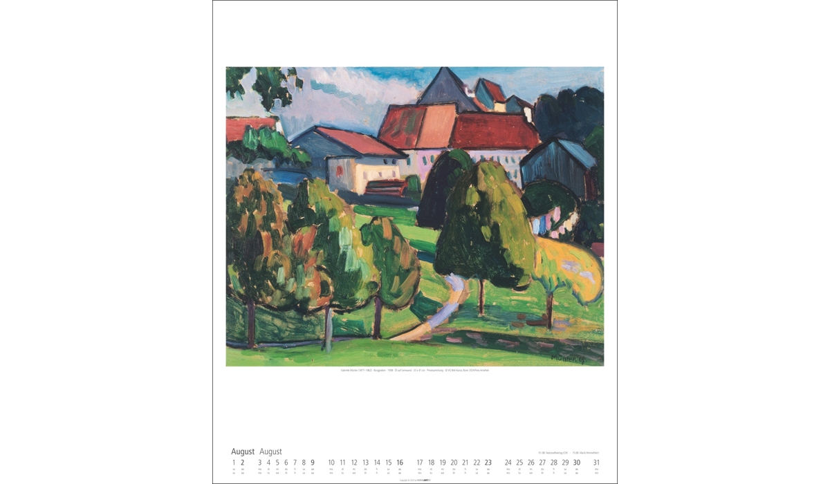 Werbekalender: Gabriele Münter 2026