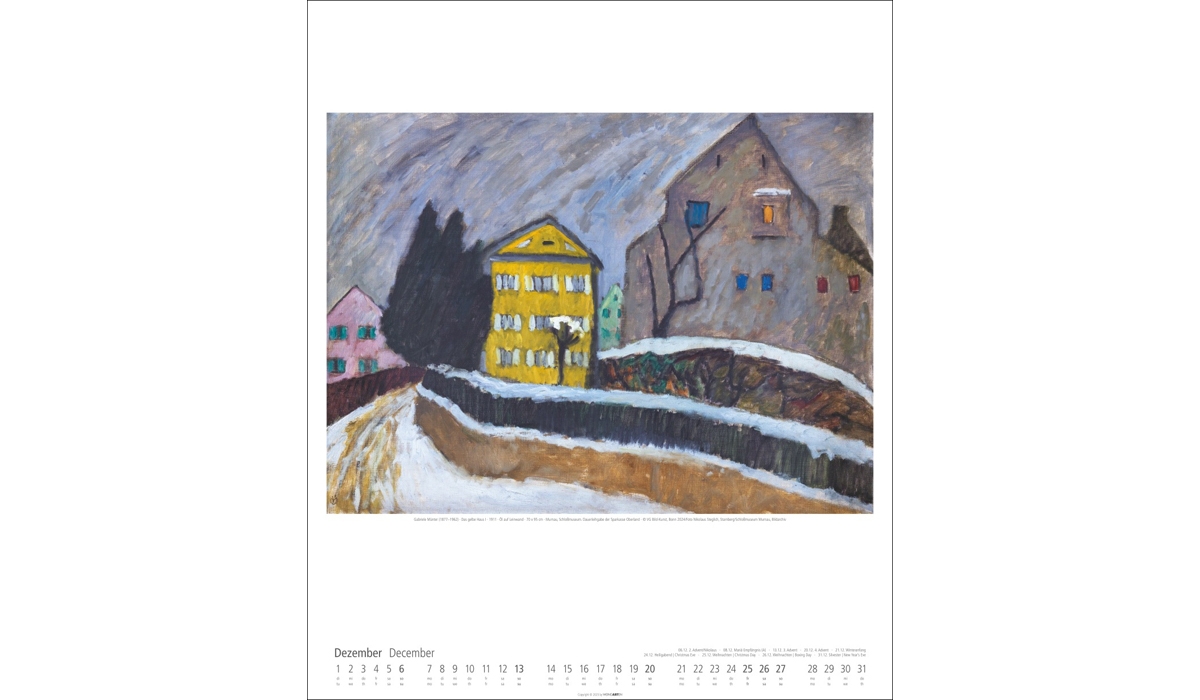 Werbekalender: Gabriele Münter 2026