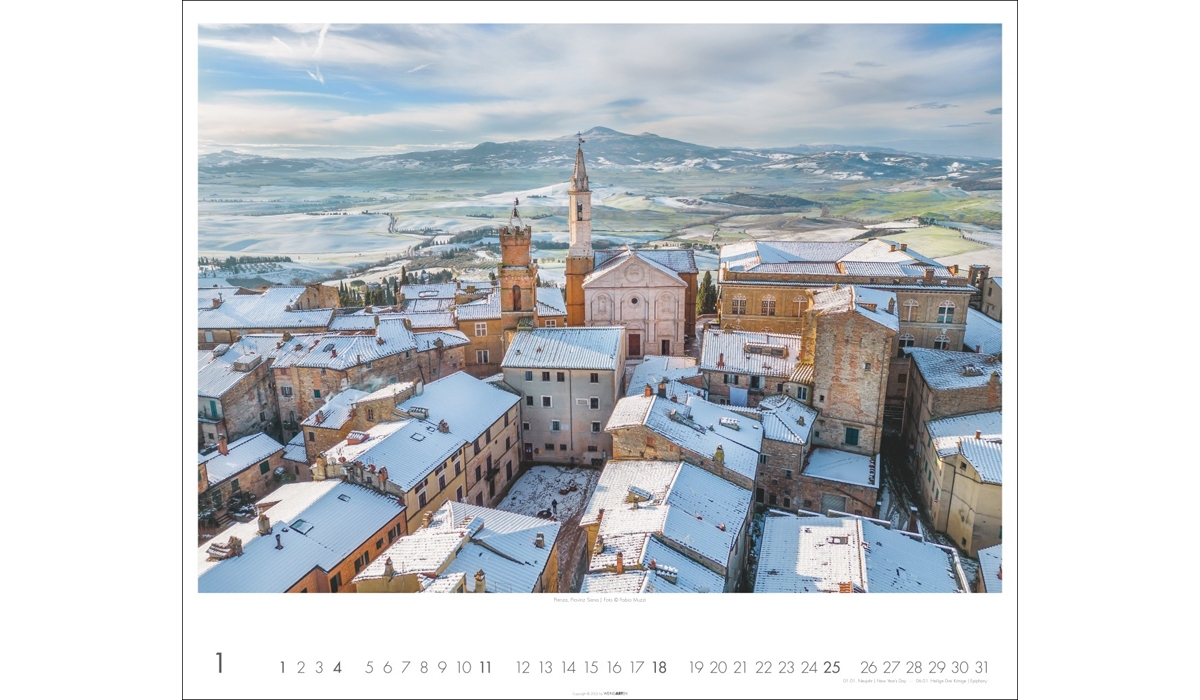 advertising calendar: Toskana 2026