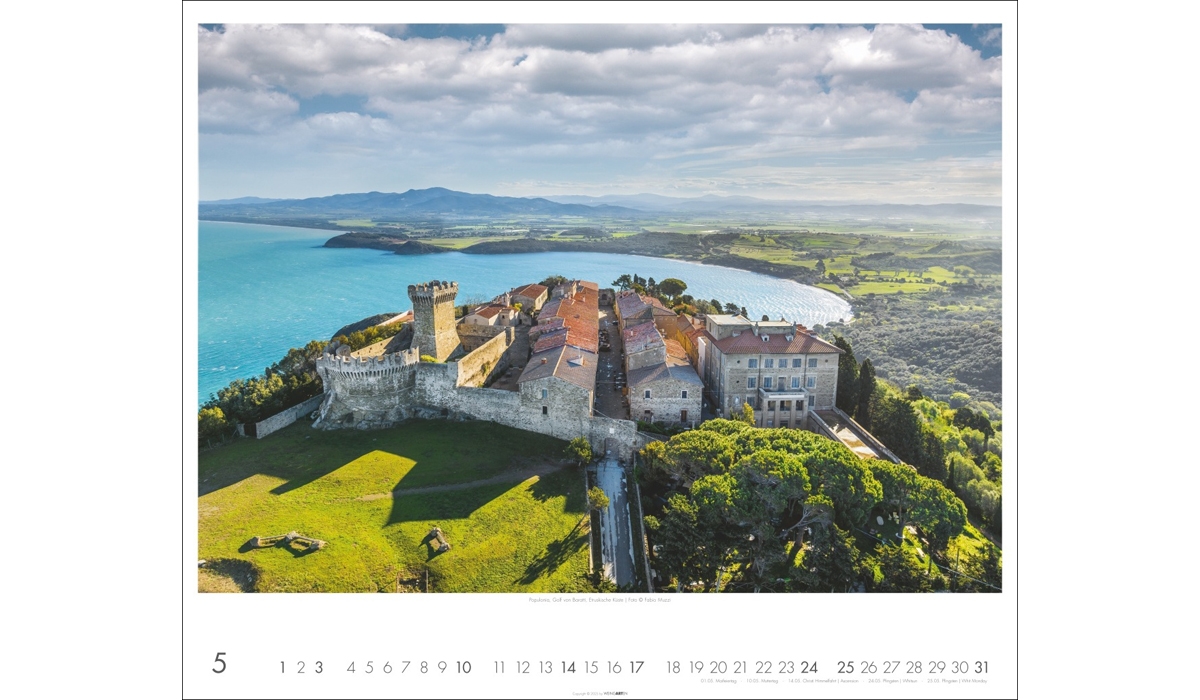 advertising calendar: Toskana 2026