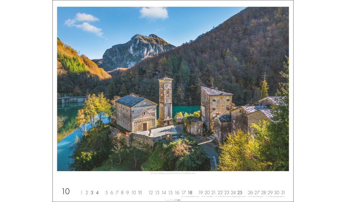 advertising calendar: Toskana 2026