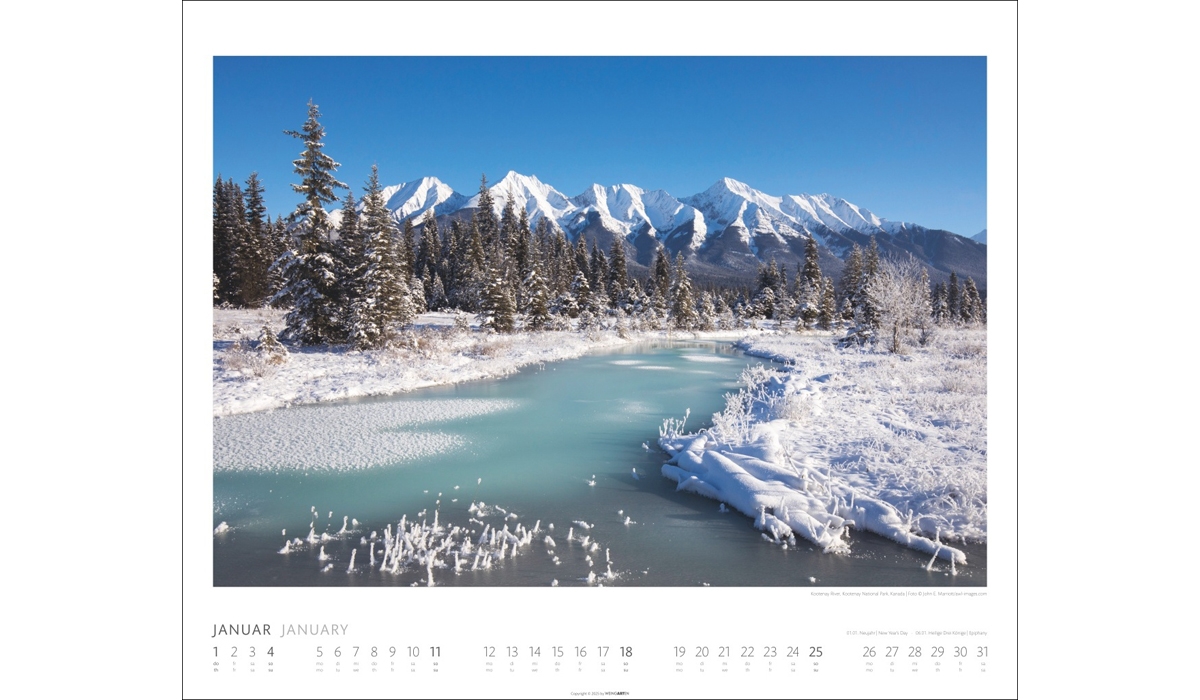 Werbekalender: Wasser 2026