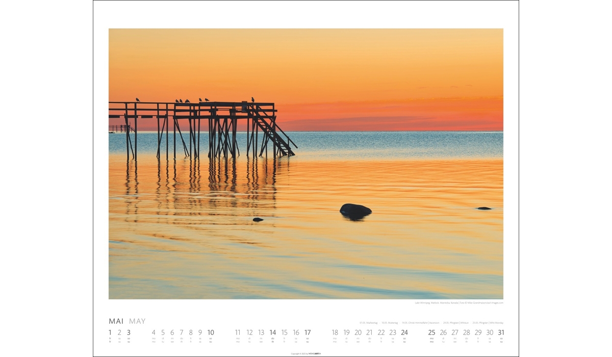 Werbekalender: Wasser 2026