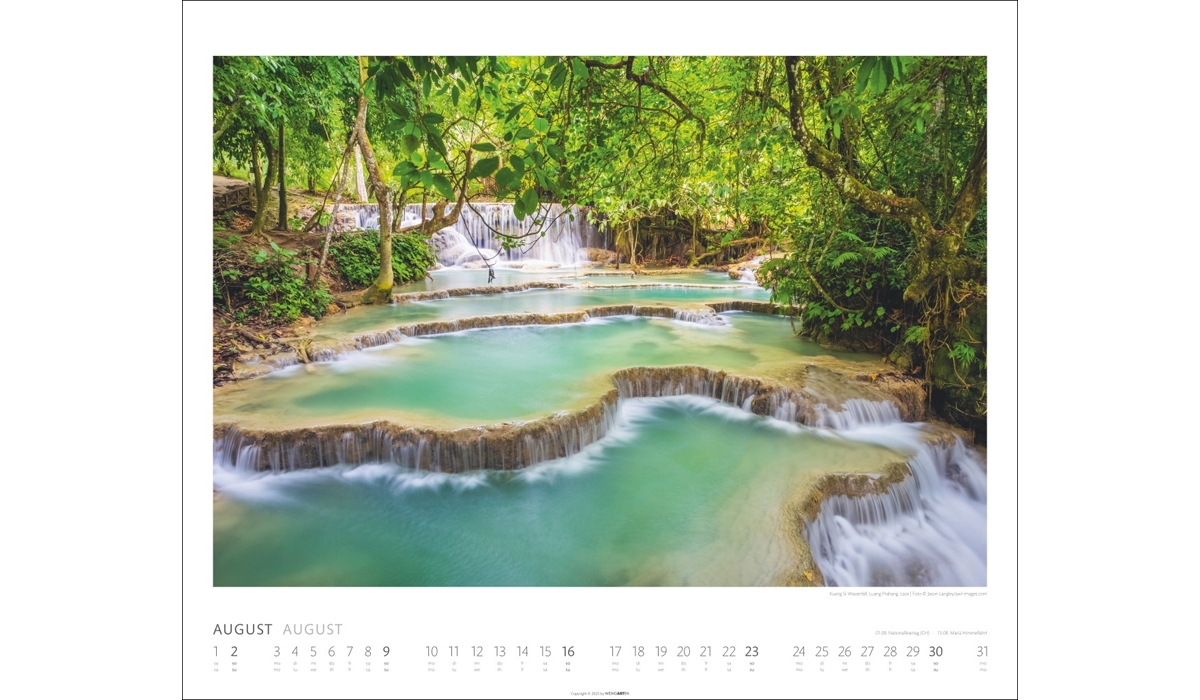 Werbekalender: Wasser 2026