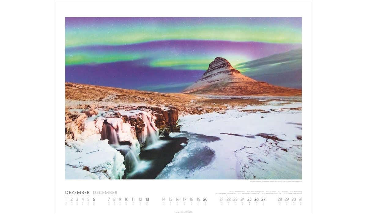 Werbekalender: Wasser 2026