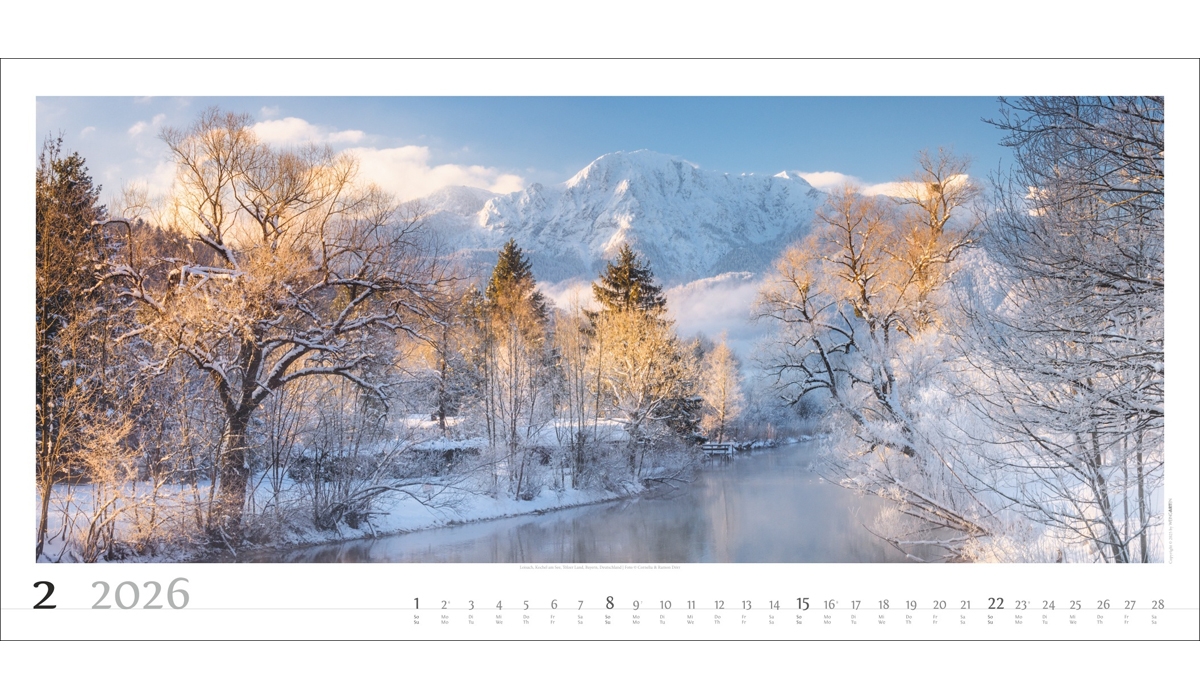advertising calendar: Alpine Panorama 2026