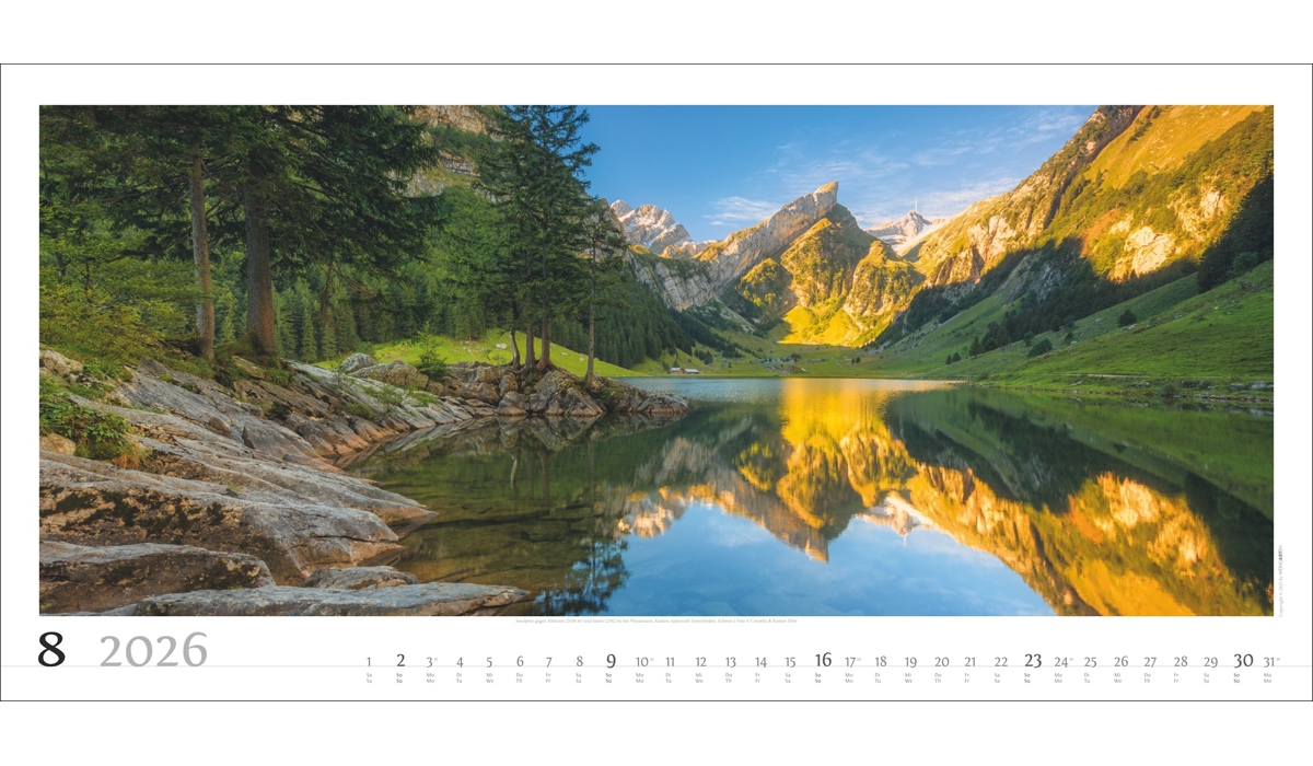 advertising calendar: Alpine Panorama 2026