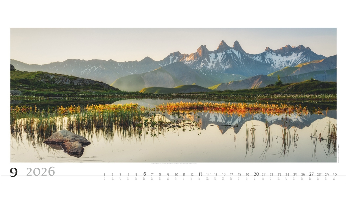 advertising calendar: Alpine Panorama 2026