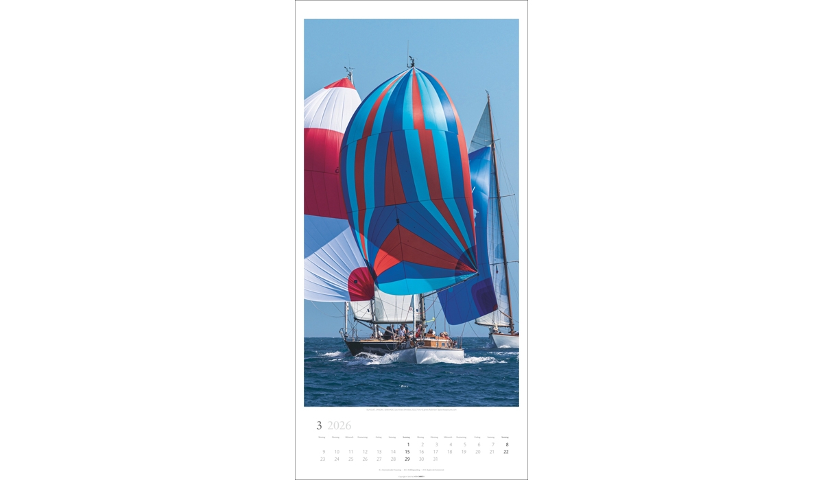 advertising calendar: Under Sail 2026