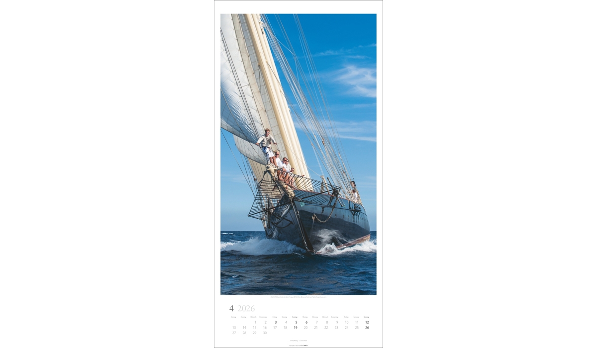advertising calendar: Under Sail 2026