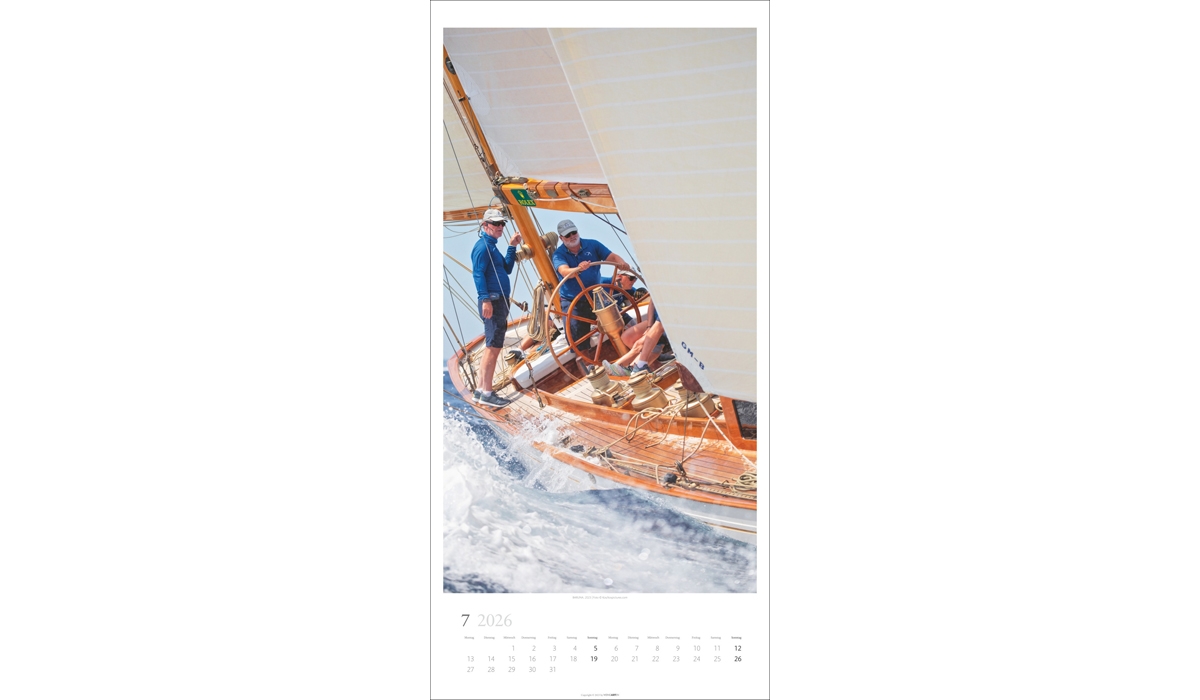advertising calendar: Under Sail 2026