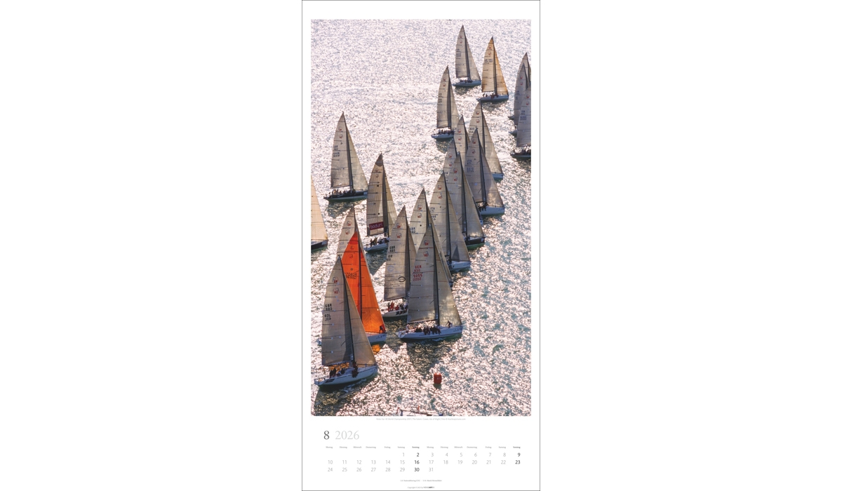 advertising calendar: Under Sail 2026