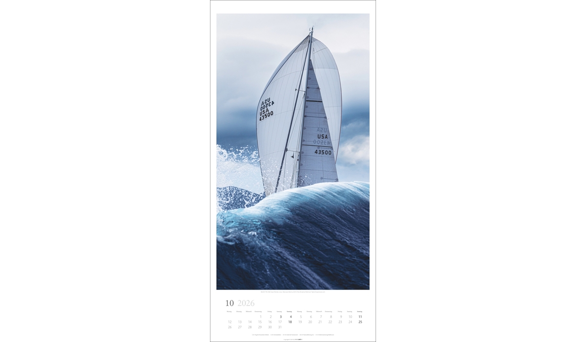 advertising calendar: Under Sail 2026