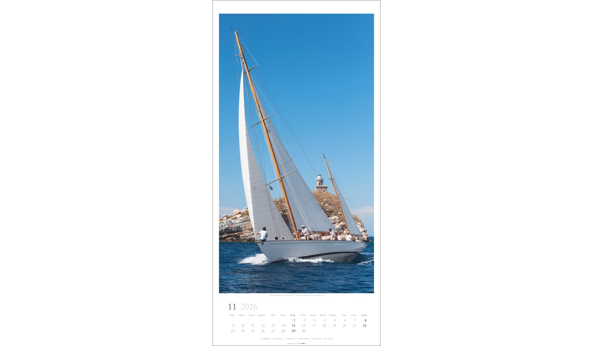 advertising calendar: Under Sail 2026