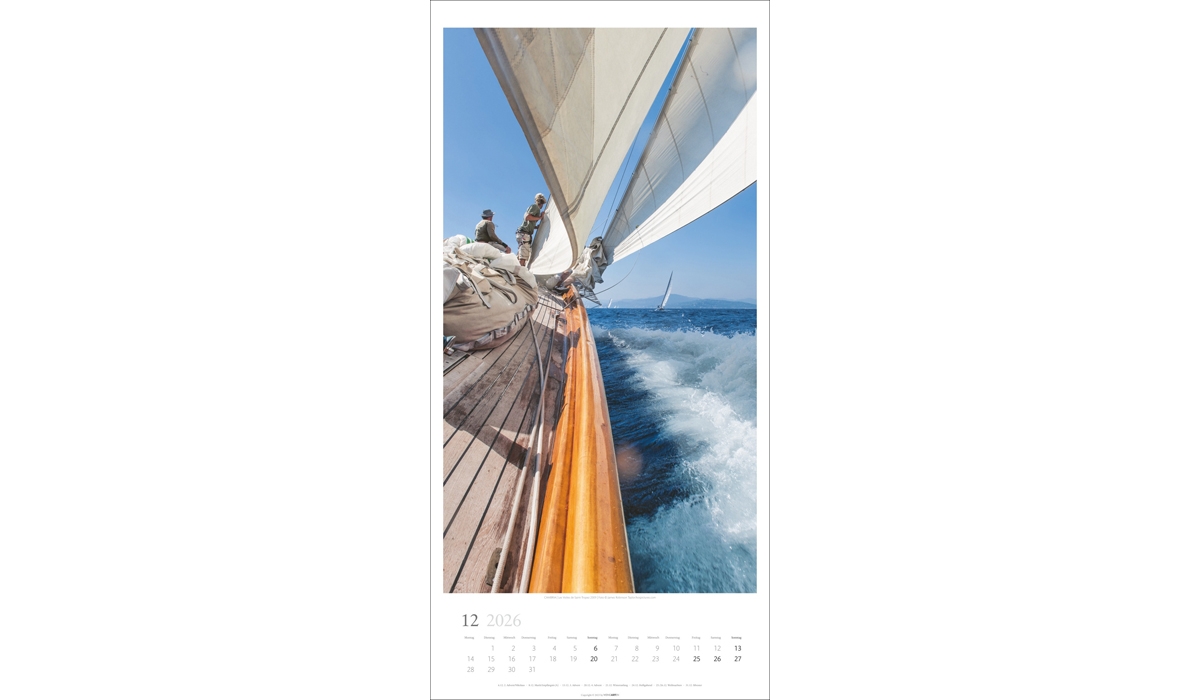 advertising calendar: Under Sail 2026