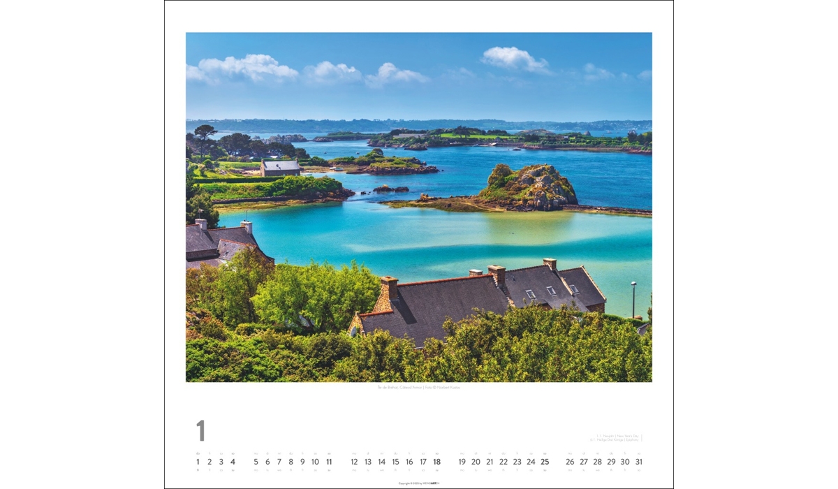 advertising calendar: Brittany 2026