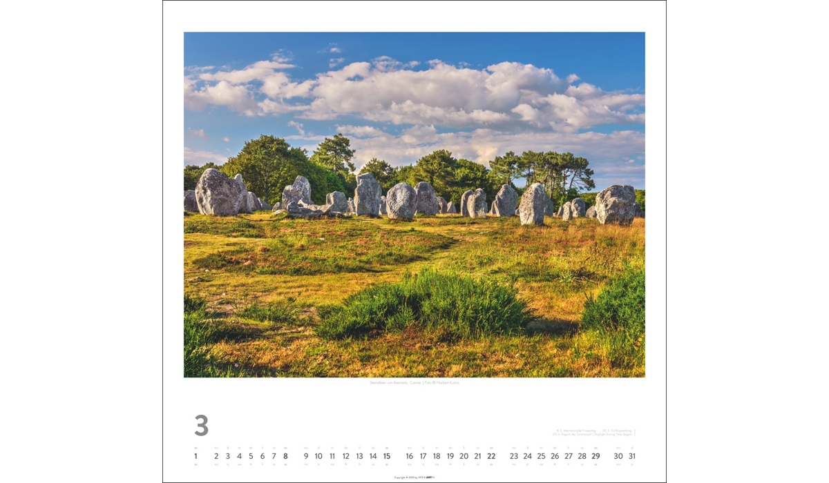 advertising calendar: Brittany 2026