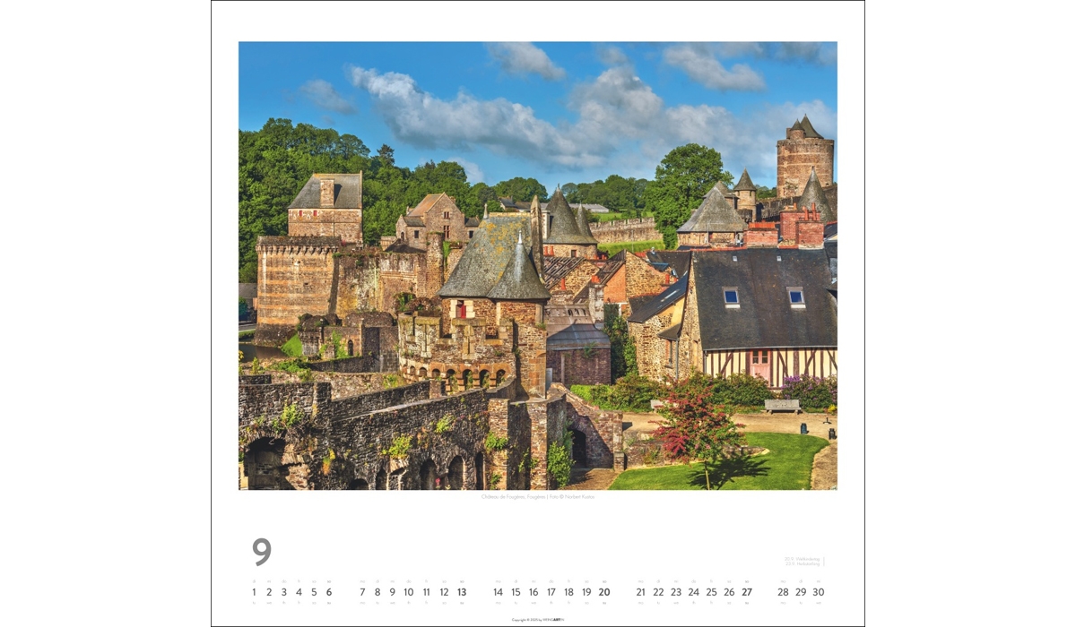 advertising calendar: Brittany 2026