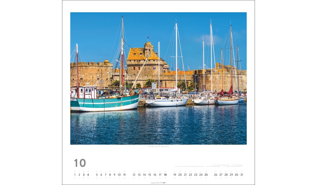 advertising calendar: Brittany 2026