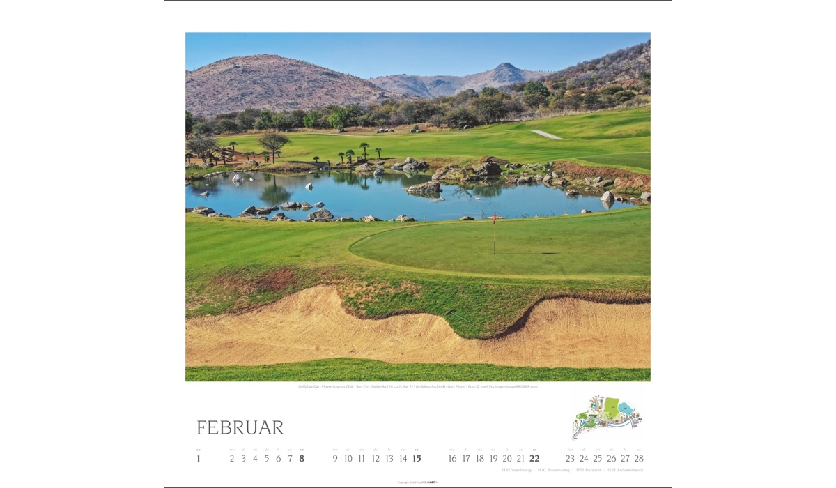 Werbekalender: Golf 2026