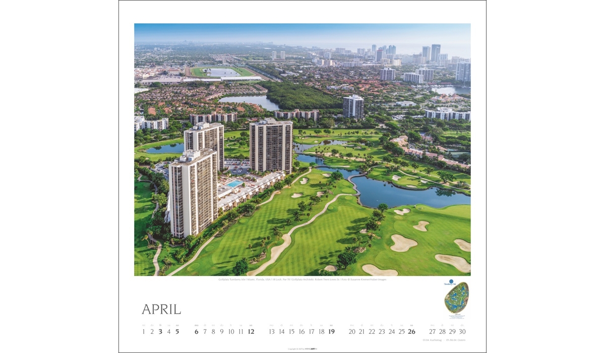 Werbekalender: Golf 2026