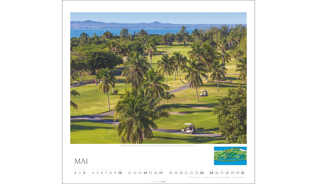 Werbekalender: Golf 2026